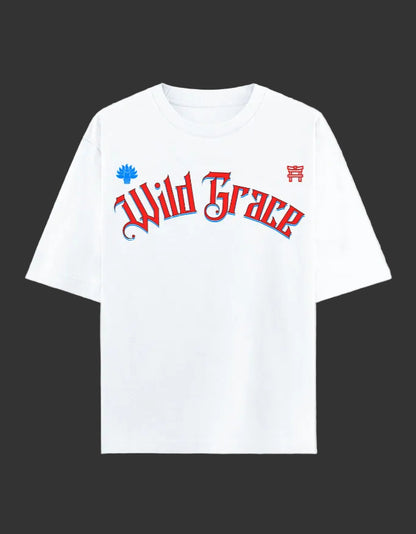 White Tshirt with graphic on the front